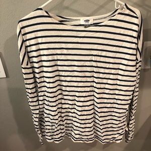 Old navy stripped 1/4 sleeve shirt